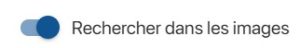 Recherche - option recherche dans les images de K inventory