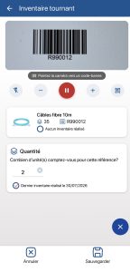Inventaire tournant de produit