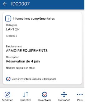 Mise à jour rapide - Vérification de la mise à jour