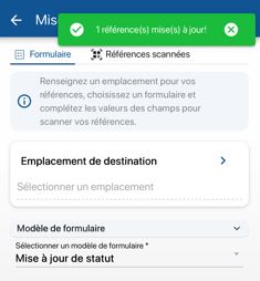 Mise à jour rapide - Validation