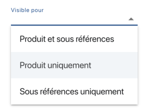 Visibiltié du champs formulaire perso