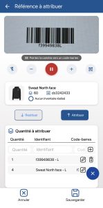 Attribuer une variante ou un lot