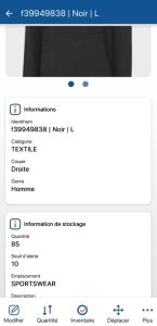 Mobile - Variante et Lot