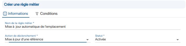 Create a business rule