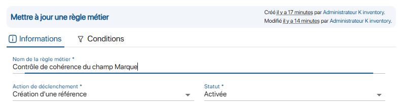 Business rule - brand