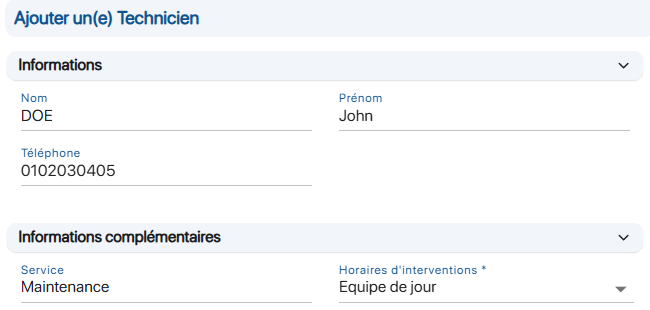 Création d'une ressource